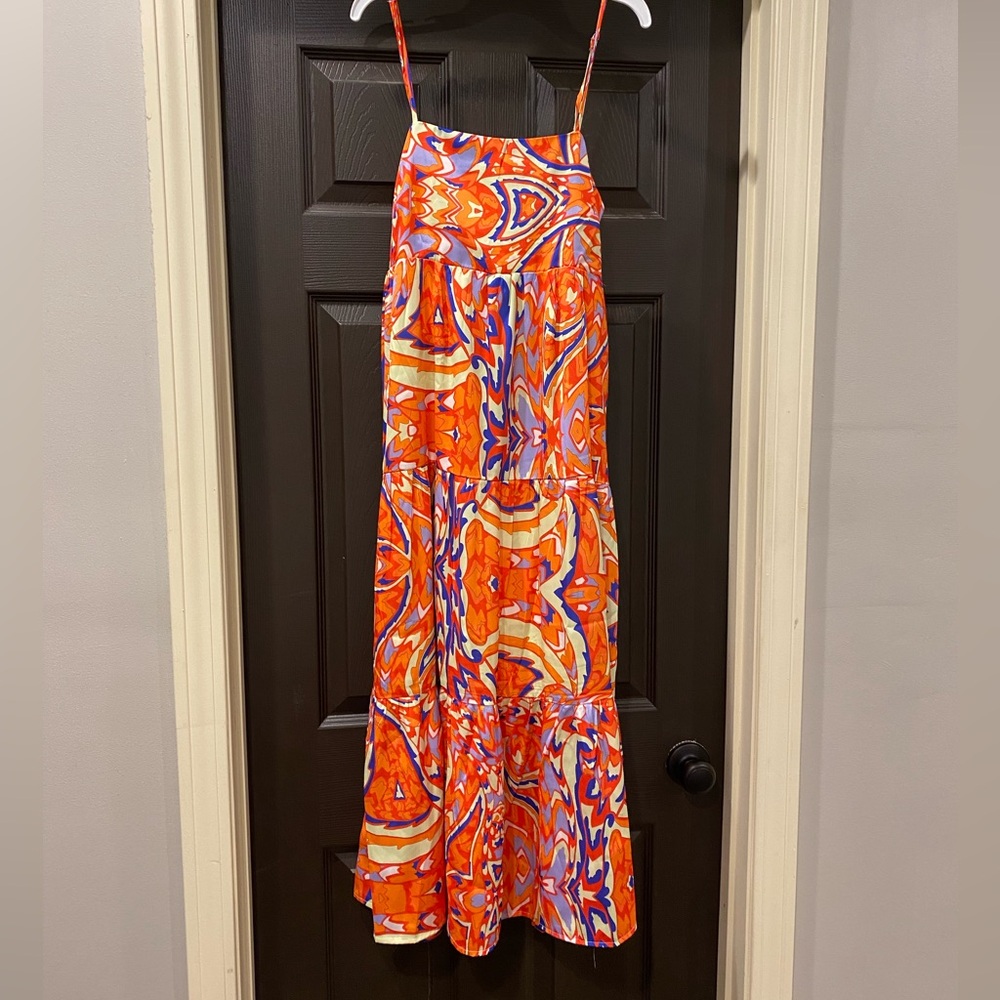 Tiered Midi Dress
